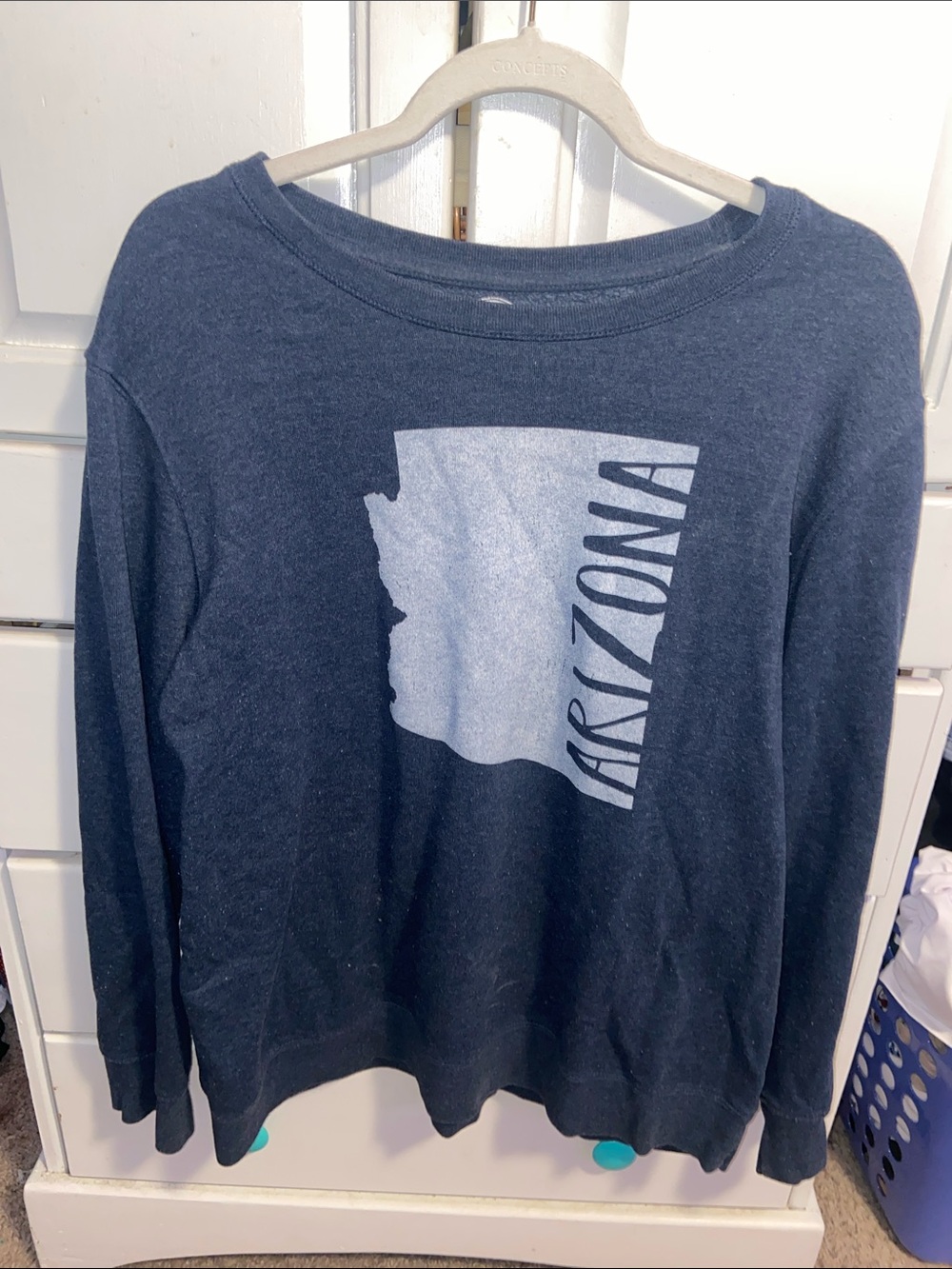 Home Free Arizona Graphic Crewneck Sweater - Navy
